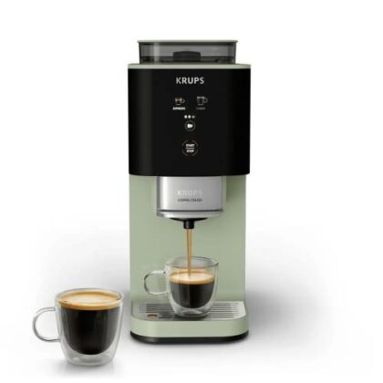 Krups Coffee Crush SA401LEO Αυτόματος Καφετιέρα, Δοχείο Νερού 1,8L, Πράσινο EU
