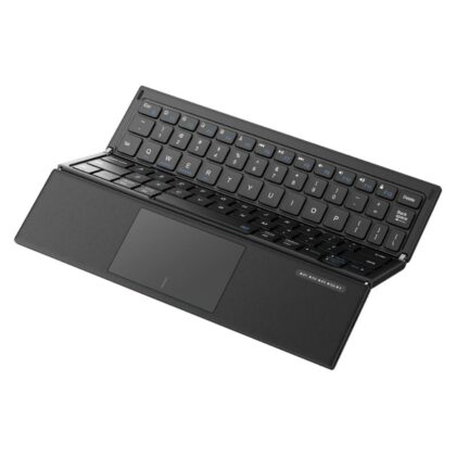 SODI Z01T Ασύρματο Πληκτρολόγιο Tri-Fold Bluetooth με Επιφάνεια Αφής, Μαύρο