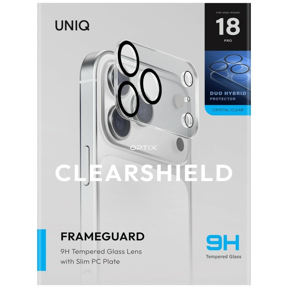 Προστατευτικό Φακού Κάμερας UNIQ Optix Clearshield Frameguard για iPhone 18 Pro κρυστάλλινο με εφαρμοστή - Image 4