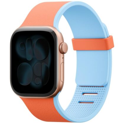 UNIQ Revix IV Αντιστρέψιμο Μαγνητικό Λουράκι για Apple Watch 40/41/42 mm, Πορτοκαλί-Μπλε
