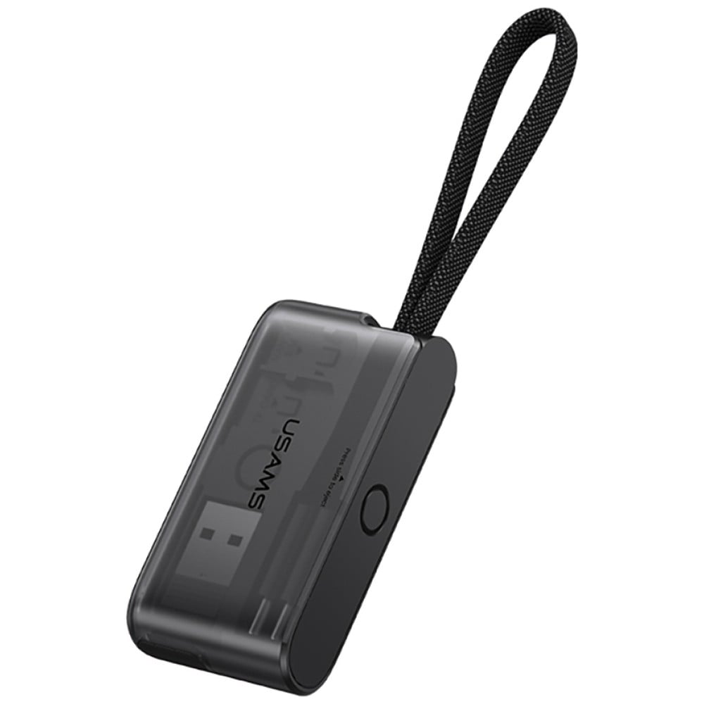 USAMS SJ822 U114 Καλώδιο Γρήγορης Φόρτισης 60W Πολυλειτουργικό Κουτί Αποθήκευσης Μαύρο - Image 3