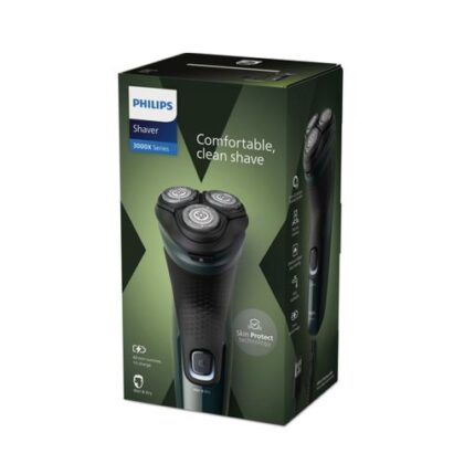 Philips 3000X Series X3002/00 Ξυριστική Μηχανή Υγρή & Ξηρή, Μαύρη, EU