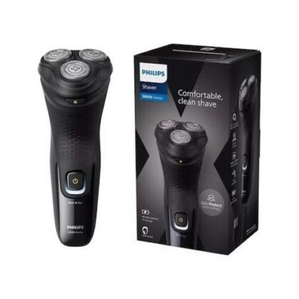 Philips 3000X Series X3021/00 Ξυριστική Μηχανή Υγρή & Ξηρή, Μαύρη, EU