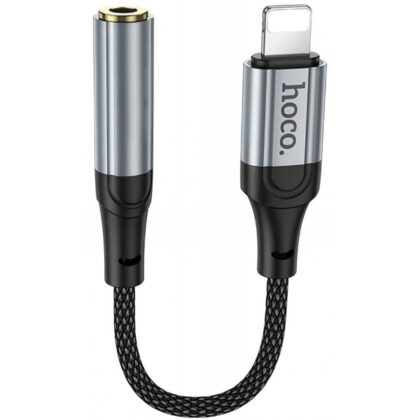 Hoco LS36A Αντάπτορας Lightning σε 3.5mm Ήχου, Γκρι