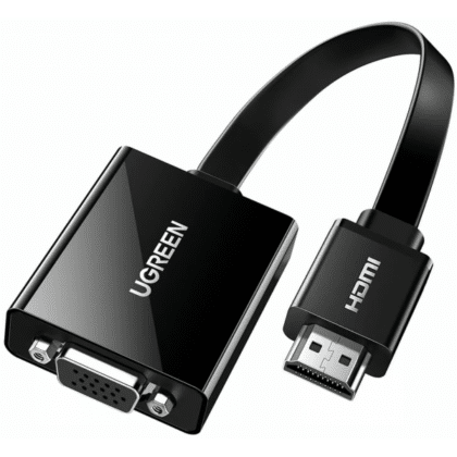 UGREEN CM611 Video Adapter HDMI - VGA 1080P Μαύρο