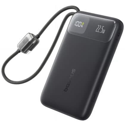 Baseus EnerFill FC11 Powerbank 10000mAh 22.5W QC + PD Μαύρο E0027R04