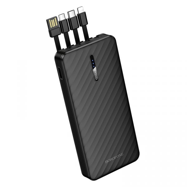 Borofone BJ84 Powerbank 10.000mAh 10W, Μαύρο - Image 3