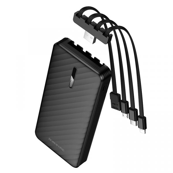 Borofone BJ84 Powerbank 10.000mAh 10W, Μαύρο - Image 4