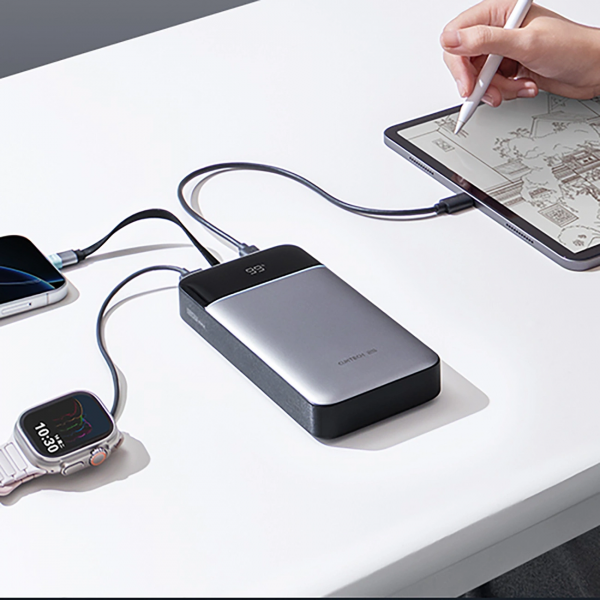 Cuktech LPB252N Powerbank 25000mAh 120W QC + PD Γκρι - Image 5