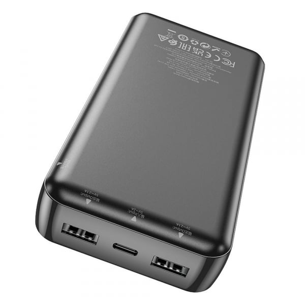 Hoco J100A Powerbank 20000mAh 10W Μαύρο - Image 2