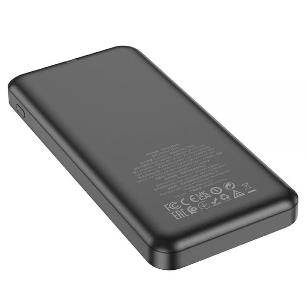 Hoco J102 Powerbank 10000mAh 20W QC + PD Μαύρο - Image 2