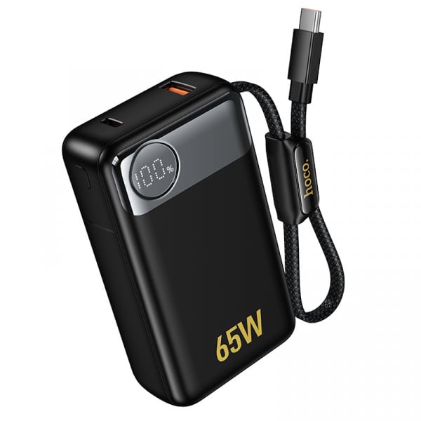 Hoco Q53 Powerbank 12000mAh 65W QC + PD Μαύρο - Image 2
