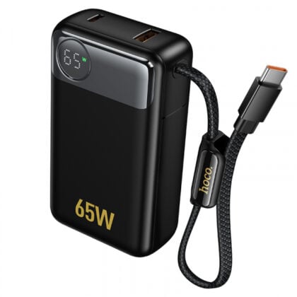 Hoco Q53 Powerbank 12000mAh 65W QC + PD Μαύρο