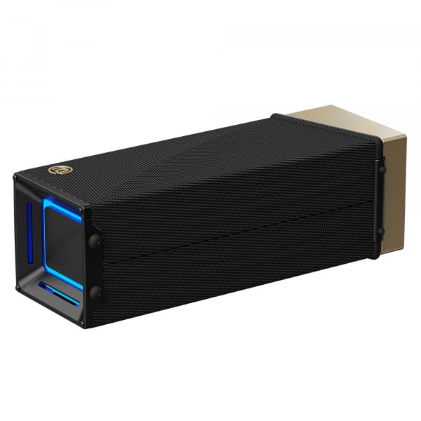 Bugani Brief Bluetooth ηχείο 60W αδιάβροχο RGB μαύρο χρυσό - Image 4