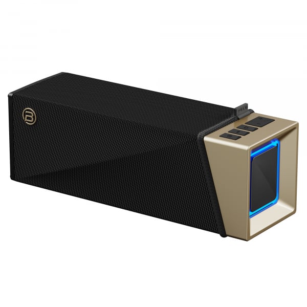 Bugani Brief Bluetooth ηχείο 60W αδιάβροχο RGB μαύρο χρυσό - Image 5