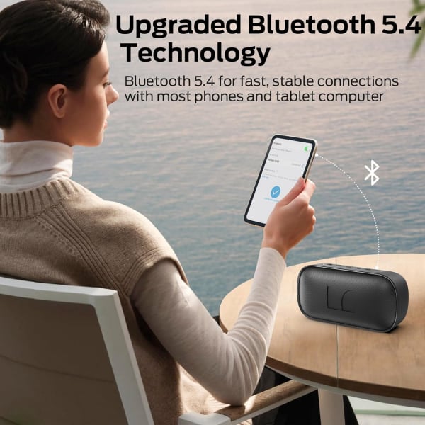 Monster S150 Bluetooth ηχείο 14W TWS RGB αδιάβροχο μαύρο - Image 3