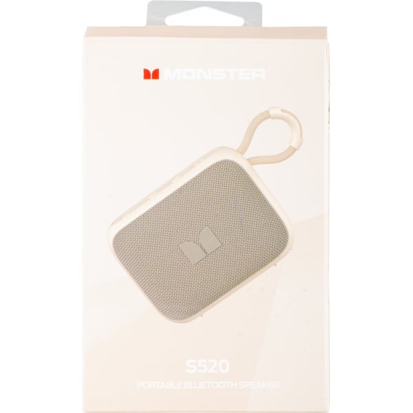 Monster S520 Ηχείο Bluetooth 5W TWS RGB Αδιάβροχο Nude - Image 4