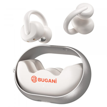 Bugani Clip B21 Ακουστικό Bluetooth, Λευκό