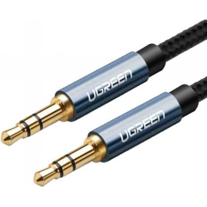 UGREEN AV112 Καλώδιο Ήχου 3.5mm σε 3.5mm, 2m, Μπλε