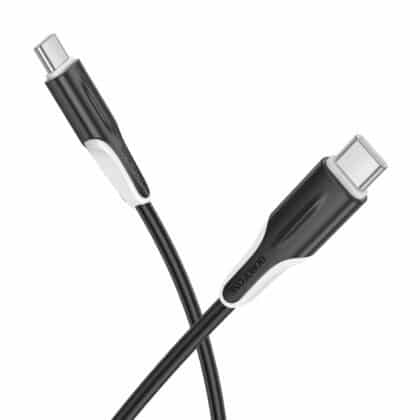 Borofone BX119 Καλώδιο USB-C σε USB-C 60W 3A 1m Μαύρο
