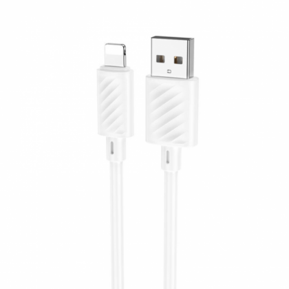 Hoco X88 Καλώδιο USB-A σε Lightning 18W 2.4A 2m Λευκό