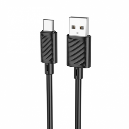 Hoco X88 Καλώδιο USB-A σε USB-C 18W 3A 2m Μαύρο