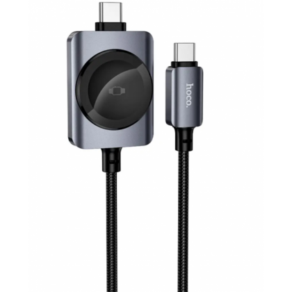 Hoco CW66 Καλώδιο Φόρτισης USB-C σε USB-C 100W 5A 1.2m Μαύρο