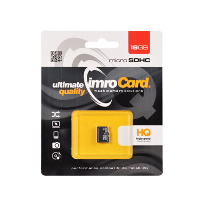Imro microSDHC Κάρτα Μνήμης 16GB Class 10 / UHS-1 U1