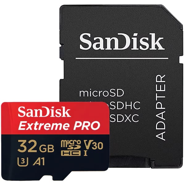 SanDisk Extreme Pro microSDHC Κάρτα Μνήμης 32GB, Class 10 / UHS-1 U3, SDSQXCG-032G-GN6MA - Image 2