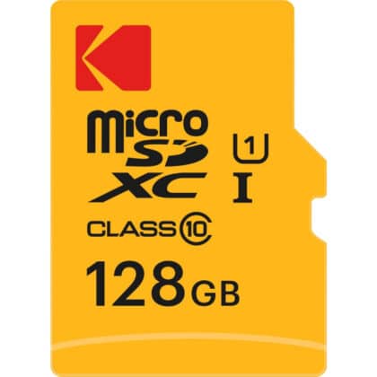 Kodak microSDXC Κάρτα Μνήμης με Αντάπτορα 128Gb Class 10 / UHS-1 U1 Premium Performance EKMSDM128GXC10K