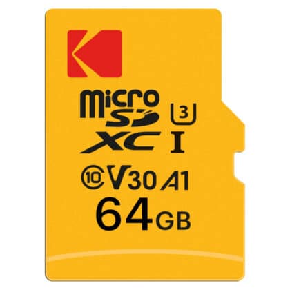 Kodak microSDXC Κάρτα Μνήμης Ultra Performance 64GB, Class 10 / UHS-1 U3, EKMSDM64GXC10HPRK