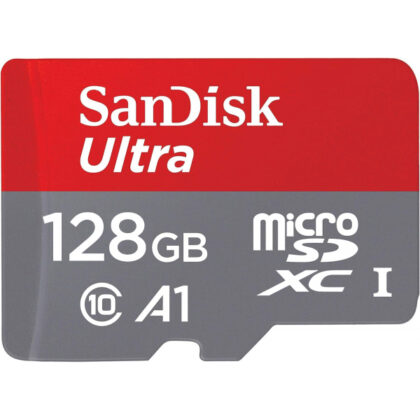 SanDisk Ultra microSDXC Κάρτα Μνήμης Android A1 128GB, Class 10 / UHS-1 U1, SDSQUAB-128G-GN6MN