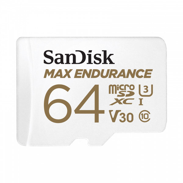 SanDisk MAX Endurance microSDXC Κάρτα Μνήμης 64GB με Αντάπτορα, Class 10 / UHS-1 U3, SDSQQVR-064G-GN6IA - Image 3