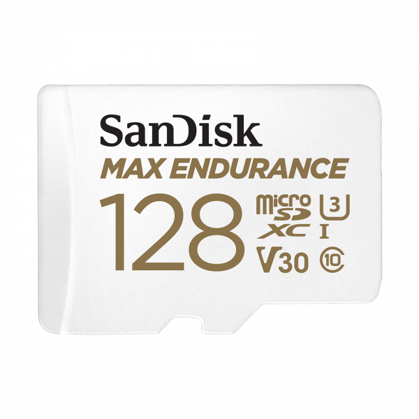 SanDisk MAX Endurance microSDXC Κάρτα Μνήμης 128GB με Αντάπτορα, Class 10 / UHS-1 U3, SDSQQVR-128G-GN6IA - Image 3