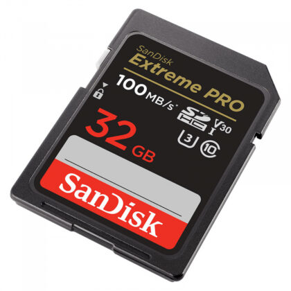 SanDisk Extreme Pro Κάρτα Μνήμης SDHC 32GB, Class 10 / UHS-1 U3, SDSDXXO-032G-GN4IN