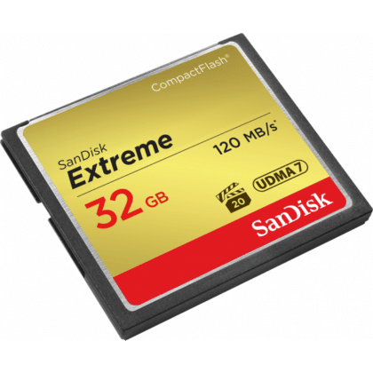 SanDisk Extreme CompactFlash Κάρτα Μνήμης 32GB, UDMA 7, SDCFXSB-032G-G46