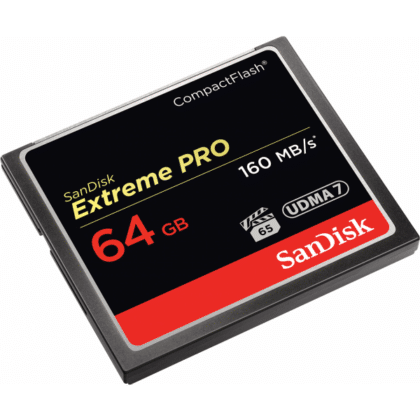 SanDisk Extreme Pro Κάρτα Μνήμης CompactFlash 64Gb UDMA 7 SDCFXPS-064G-X46