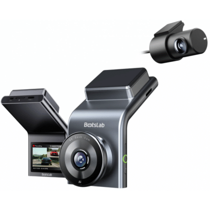 Botslab G300H Plus Dash + Rear Camera, 4K, Wi-Fi, GPS, 2.4inch LCD, Γκρι