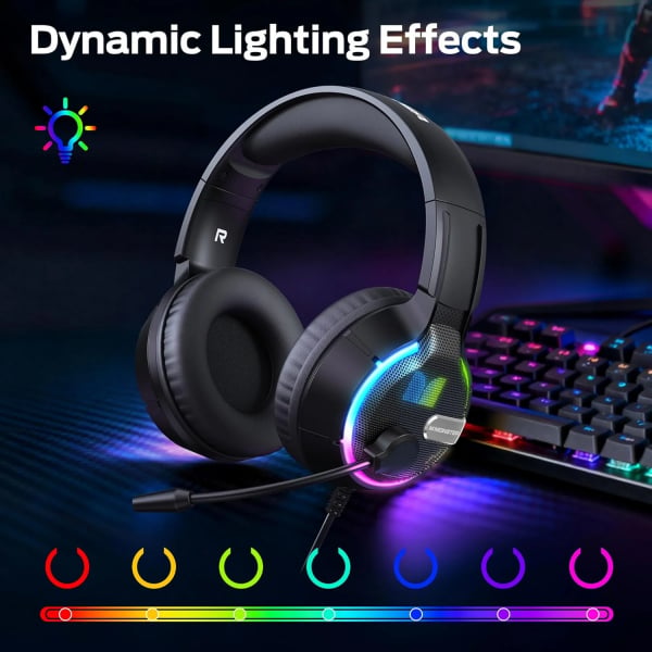 Monster Mission 320 Gaming Ακουστικά 3.5mm, RGB, 1.9m, Μαύρο - Image 5