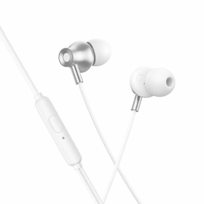 Hoco M119 Handsfree 3.5mm, Ασημί