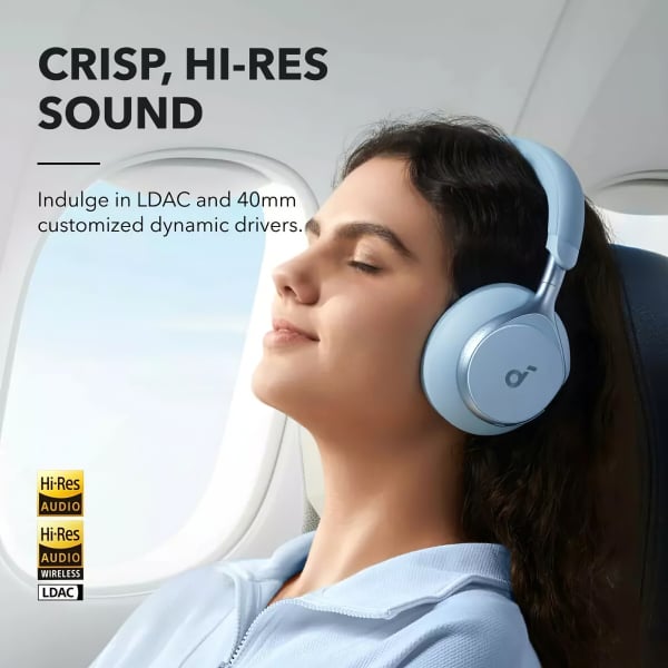 Anker SoundCore Space One Bluetooth MultiPoint A3035G31, Μπλε - Image 5