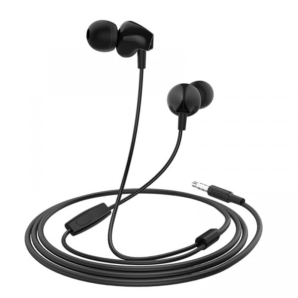 Hoco M60 Handsfree 3.5mm, Μαύρο - Image 2