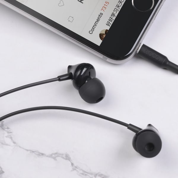 Hoco M60 Handsfree 3.5mm, Μαύρο - Image 5