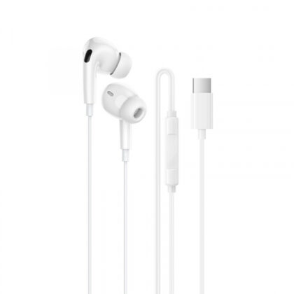 Borofone BM100 Pro Handsfree USB-C, White