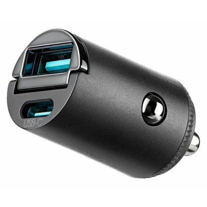 Joyroom JR-CCN18 Φορτιστής Αυτοκινήτου 65W, 1 x USB-A - 1 x USB-C, Μαύρος