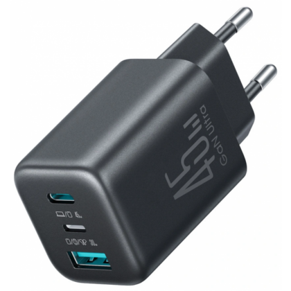 Joyroom JR-TO1 Φορτιστής Τοίχου 45W, 3A, Lightning, USB-A, USB-C, Μαύρος