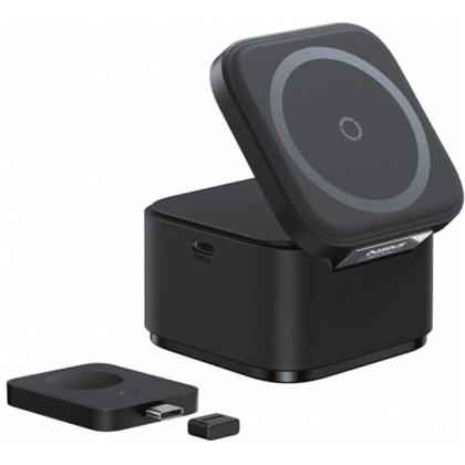 Baseus MagPro Ασύρματος Φορτιστής 3σε1 25W, 1 x USB-C, Μαύρος
