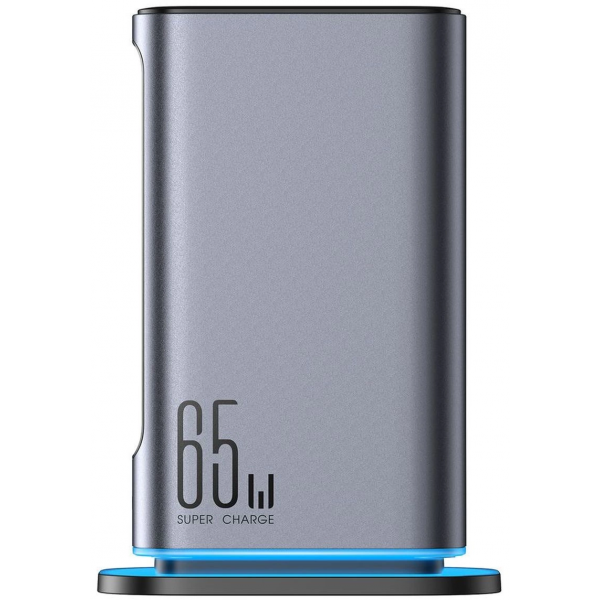 Joyroom JR-TCM02 Επιτραπέζιος Φορτιστής 65W, 2 x USB-A, 4 x USB-C, Γκρι - Image 3