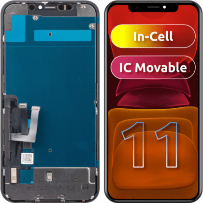 JK Οθόνη LCD In-Cell IC για Apple iPhone 11, Μαύρη
