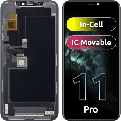 JK Οθόνη LCD In-Cell IC για Apple iPhone 11 Pro, Μαύρη